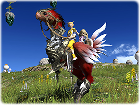 Red Draught Chocobo-Final Fantasy XIV Mount Guide