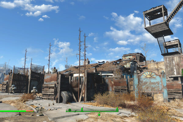Fallout 4 - Unstuck Settlement - Sanctuary Hills