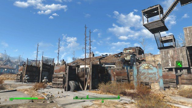 Fallout 4 - Unstuck Settlement - Sanctuary Hills