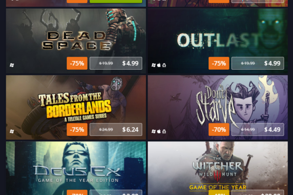 spring sale for video games