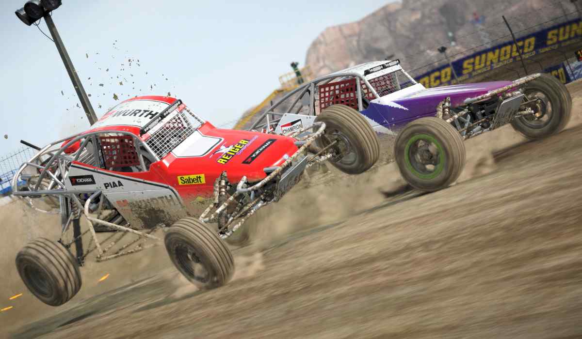 DiRT 5 buggy racing