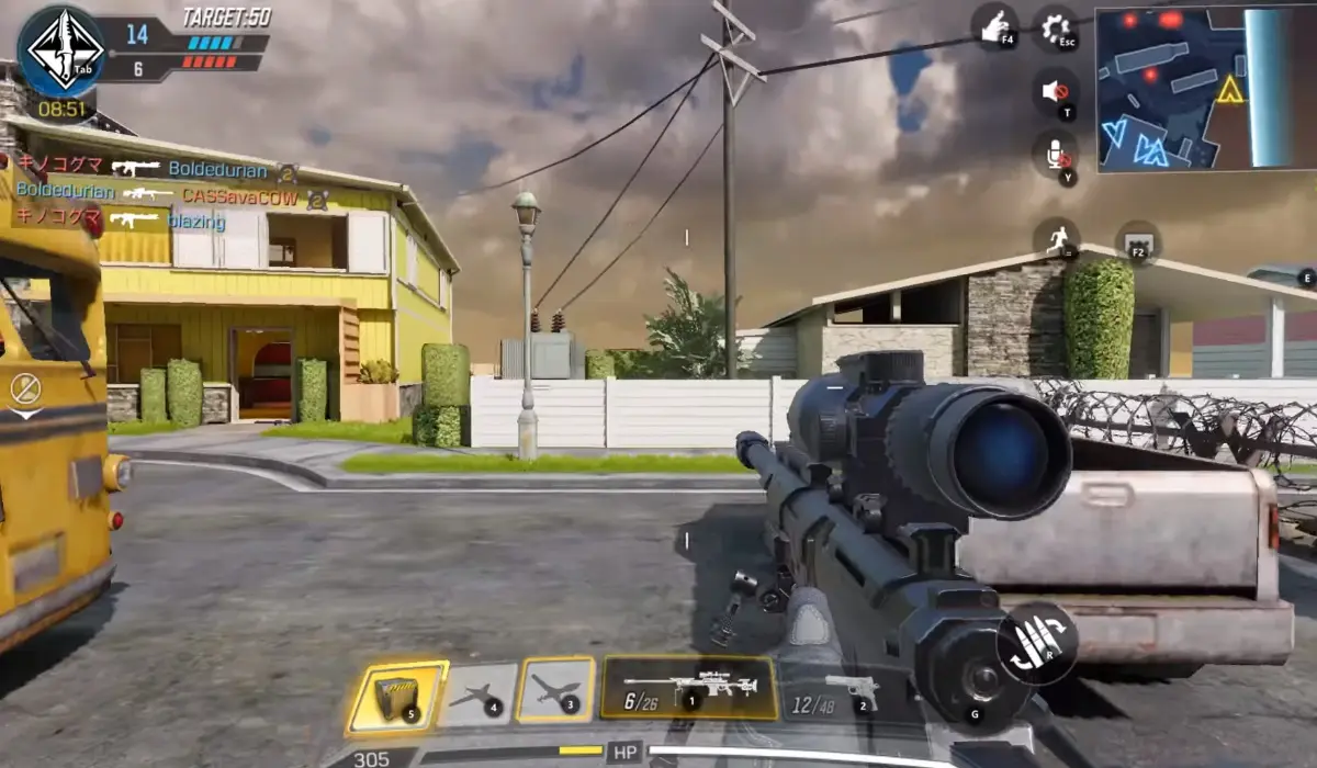 Call of Duty Mobile gameplay sniper