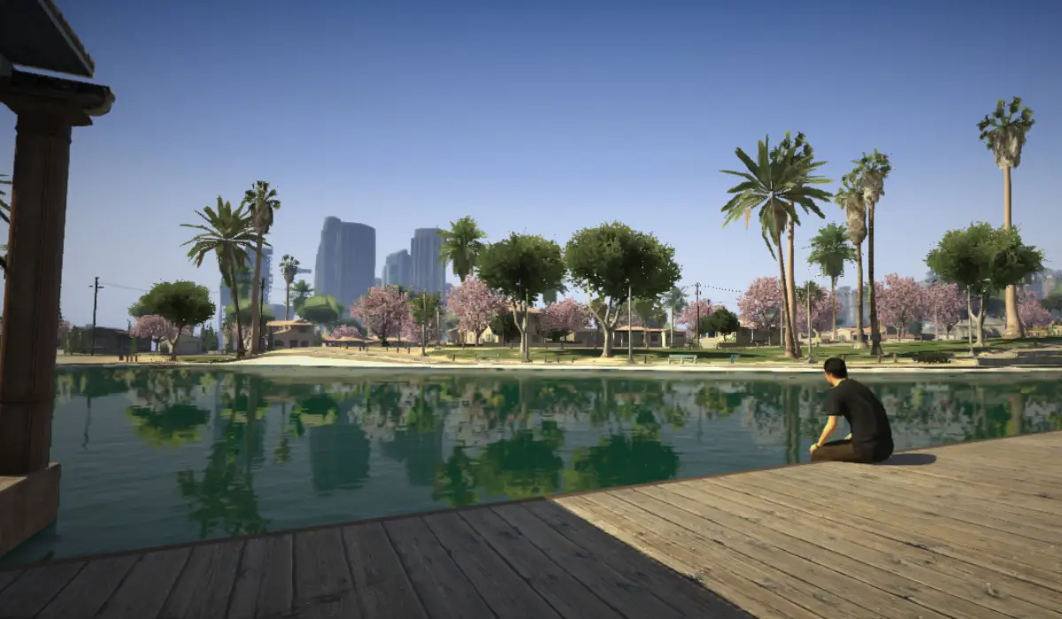 GTA V park screenshot