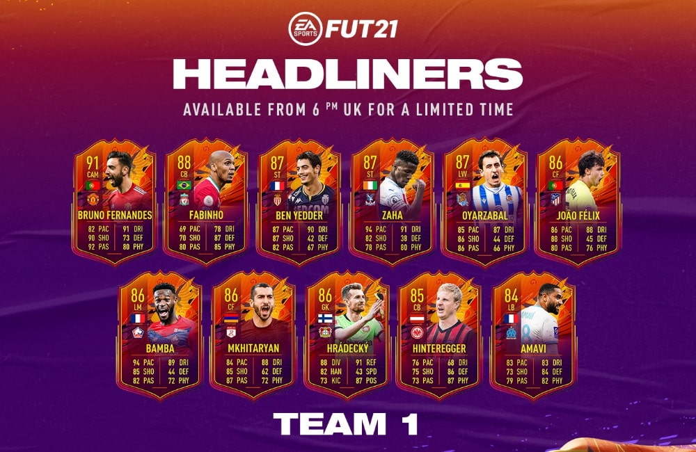 Headliners Promo FIFA 21 Vgamerz