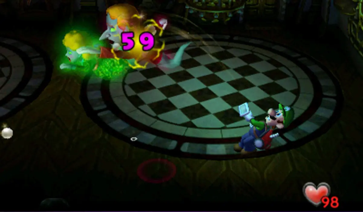 Luigi's Mansion original gameplay