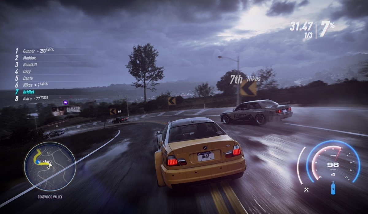 need for speed delist heat gameplay race