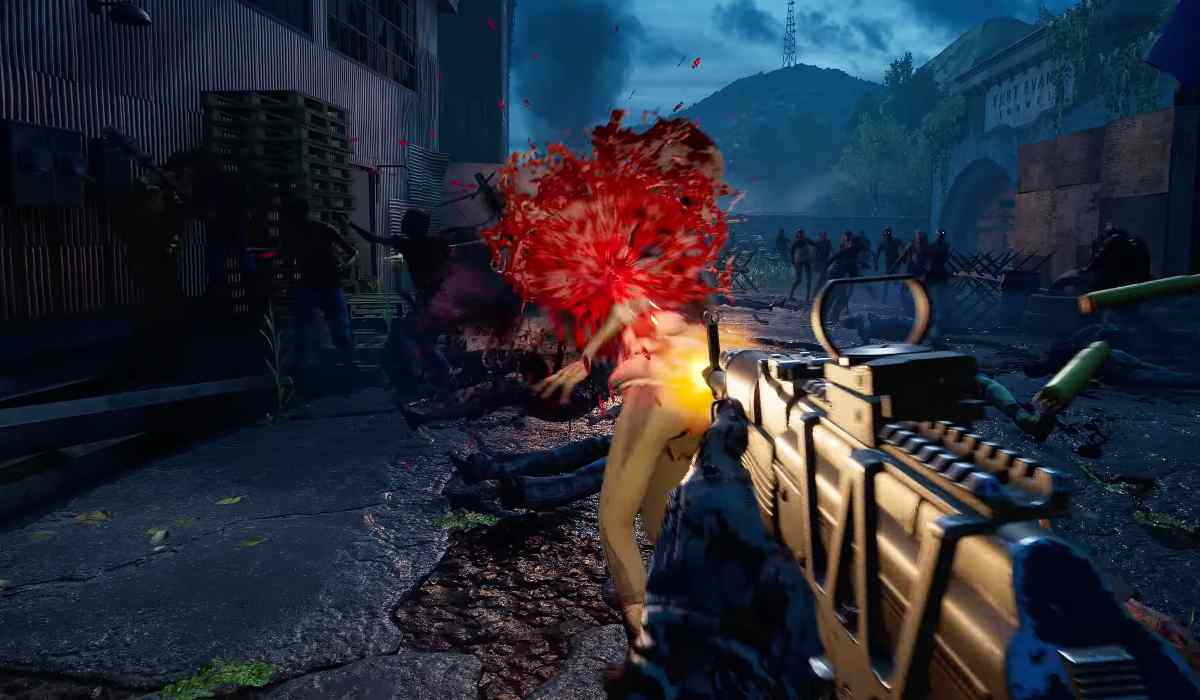 turtle rock studios tencent back 4 blood gameplay shooting zombie