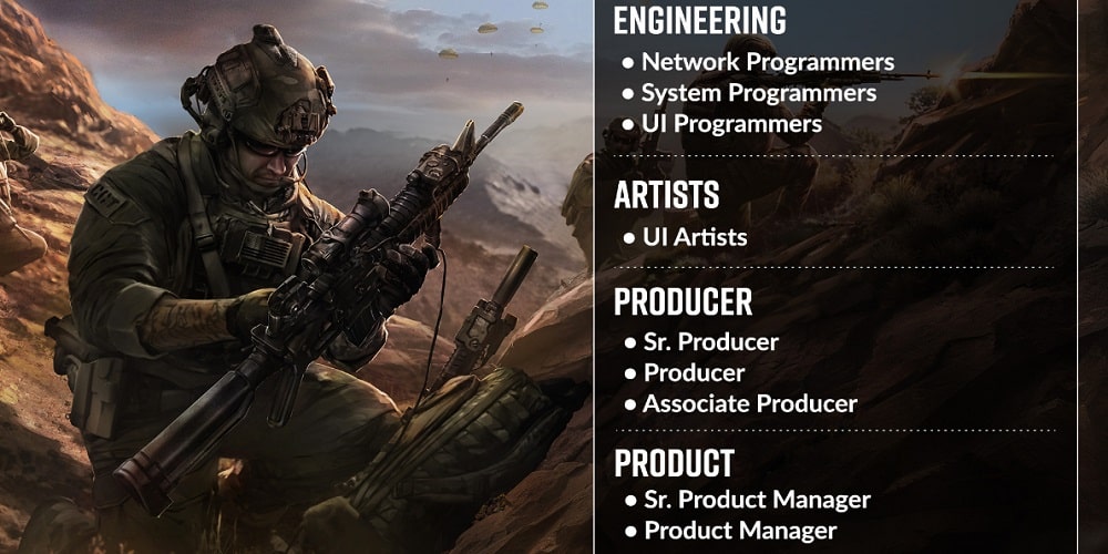 call of duty warzone mobile job vacancies