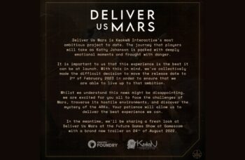 deliver us mars delayed official announcement koeken interactive-min
